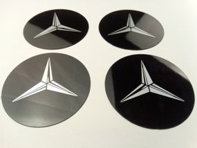 Емблема MERCEDES на ковпак SJS (Туреччина) (к-т 4 шт.) продається тільки з ковпаками