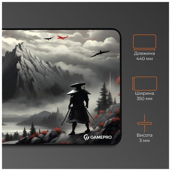 Килимок для мишки GamePro MP145RS Gray (MP145RS) | Зображення 3
