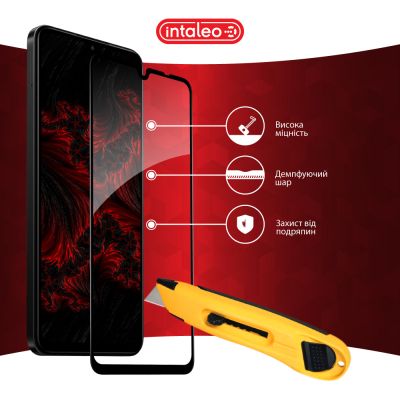 Стекло защитное Intaleo Full Glue Xiaomi Redmi 14C Black (1283126598722) | Зображення 4