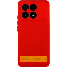 Чехол TPU GETMAN Liquid Silk Full Camera для Motorola Moto G15 4G / G15 Power / G17 / G17 Power Красный / Dark Red
