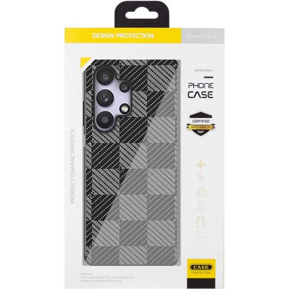 Чехол TPU+PC Grid для Samsung Galaxy A32 4G Cube | Зображення 1