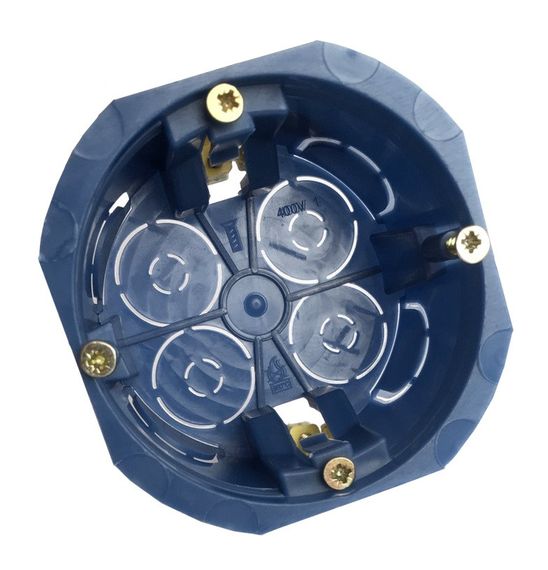 Коробка установочна d65/68 гіпс пласт. лапки Ny95000937 | Зображення 1