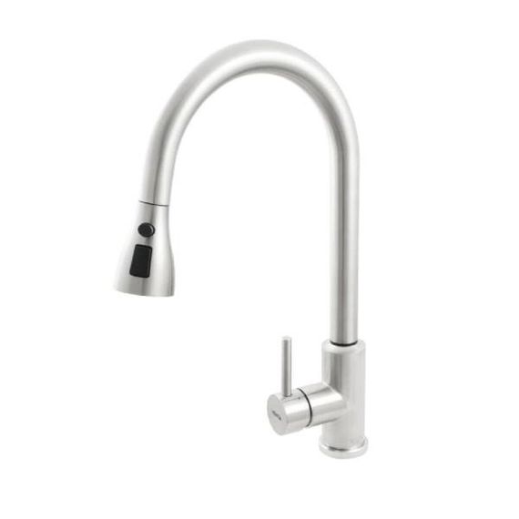 Змішувач для кухні з сенсорим датчиком та висувним виливом VENTA VS402UA