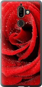 Чехол на Nokia 7 Plus Красная роза "529u-1354-17620"