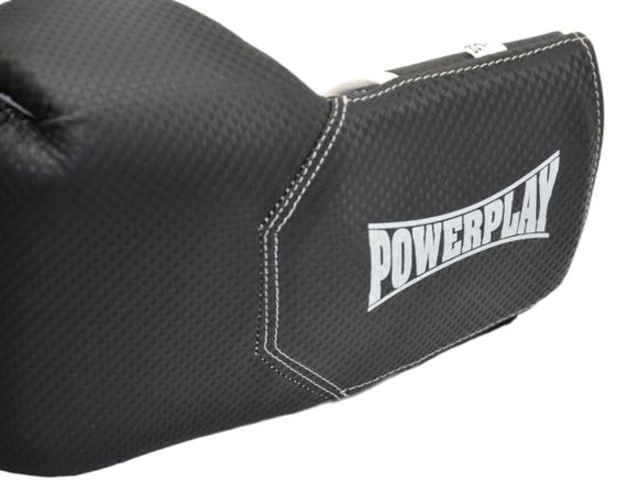 Боксерські рукавиці PowerPlay 3011 Evolutions Чорно-Білі карбон 16 унцій (капа в подарунок) | Зображення 9