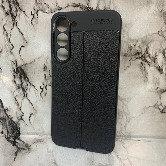 Протиударний чохол AutoFocus Leather Samsung Galaxy S23 Plus чорний