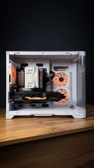 Збірка під замовлення: ігровий ПК GameMax Hype-M White Tower / AMD Ryzen 5 7500F (6 (12) ядер по 3.7 - 5.0 GHz) / 32 GB DDR5 / 2000 GB SSD M.2 / nVidia GeForce RTX 3080, 10 GB GDDR6X, 320-bit / 850W б/в | Зображення 4