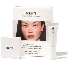 Набір з рум'ян та міні-блиск для губ REFY Exclusive Lip & Cheek Duo Set