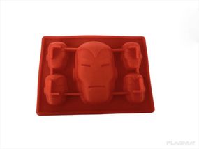 Силиконовая форма 3D для выпечки, льда, шоколада Железный Человек Iron Man