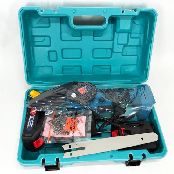 Професійна пила для деревообробки Domotec 8"(20см) 48 В, Легка ланцюгова електропила VH-31 | Зображення 6