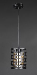 Люстра підвісна LOFT на 1 лампочку 27772 Чорний 25-100х15х15 см.