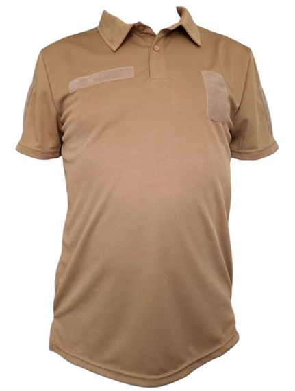 Футболка Tactic4Profi ПЛО кулмакс койот з коротким рукавом з 4 липучками 5XL