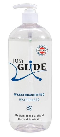 Лубрикант Just Glide Waterbased 1000 ml Sex Aura