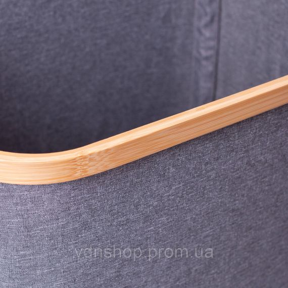 Кошик для білизни з кришкою 40×30×60 (см) м'який 70 (л) HP-41-16 | Зображення 4