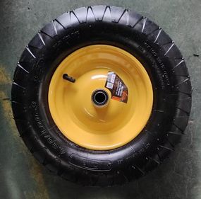 Пневматическое колесо для тачки 4PR, 4х8'', с квадратным рисунком протектора СИЛА