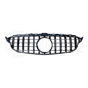 Решетка радиатора Mercedes Benz W205 14-18 (глянц.чёрн. GTR), AutoTechteile, 140 8805, 140 8801