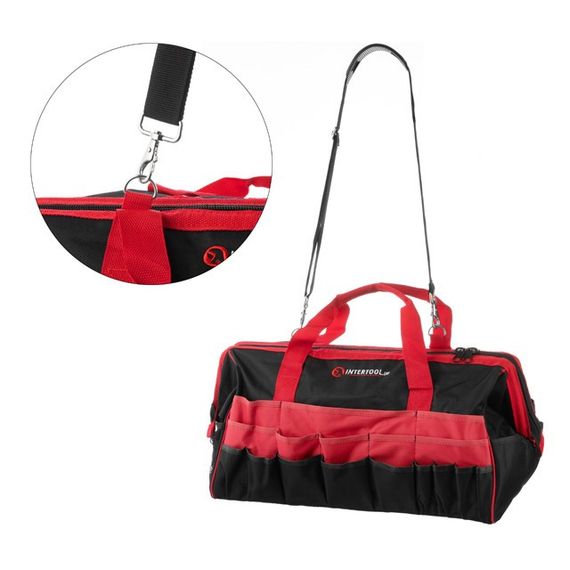 Сумка для інструментів, 20 кишень INTERTOOL BX-9002 | Зображення 4