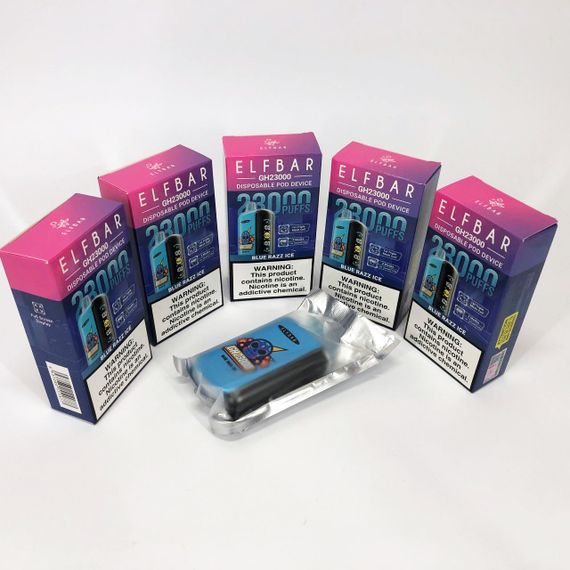 ELF BAR GH 23000 смак Синя малина (Blue Razz Ice) | Зображення 8