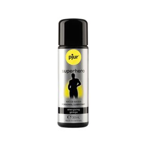 Стимулювальний лубрикант на водній основі pjur Superhero Energizing glide 30 мл, з екстрактом гінкго білоба Sex Aura