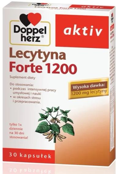 Doppelherz aktiv Lecytyna Forte 1200 – Потужна підтримка мозку, нервової системи та печінки