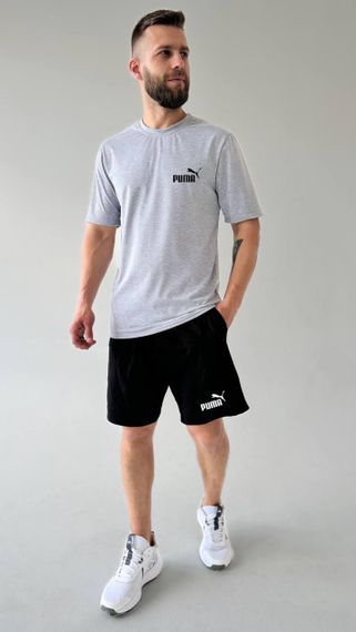 Чоловічий літній костюм Puma сірий | Зображення 1