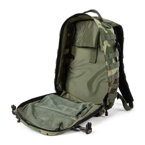 Тактичний рюкзак 5.11 Tactical RUSH 24L 2.0  Woodland міцний штурмовий рюкзак із системою MOLLE для військових, туризму та EDC | Зображення 6