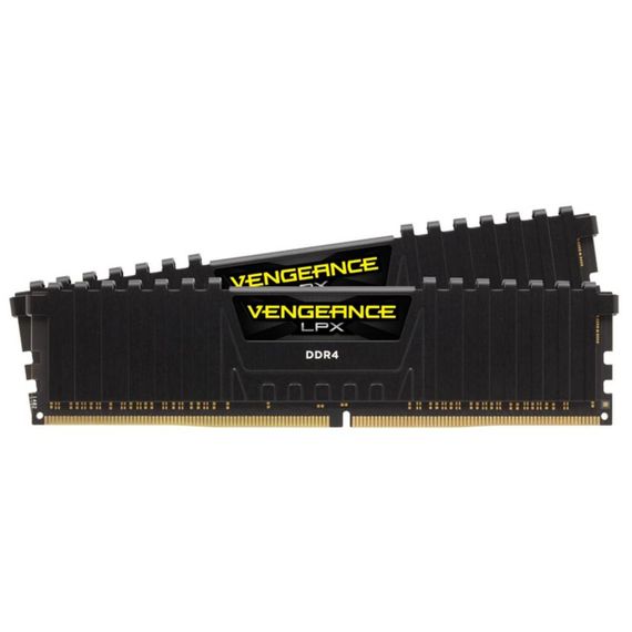 Модуль пам&#039;яті для комп&#039;ютера DDR4 32GB (2x16GB) 3200 MHz Vengeance LPX Black Corsair (CMK32GX4M2E3200C16) | Зображення 1