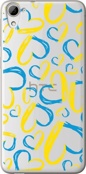 Чехол на HTC Desire 826 dual sim Сердца UA "5292u-312-17620"