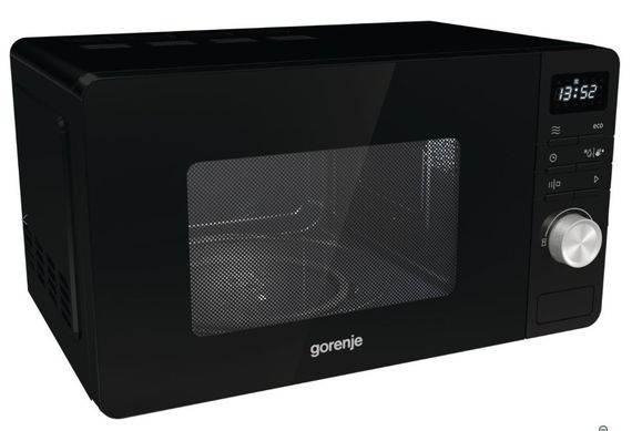 Мікрохвильова піч Gorenje MO20A3B / 20 л/800 Вт./електронне керування/LED-дисплей/ чорна (MO20A3B) | Зображення 2