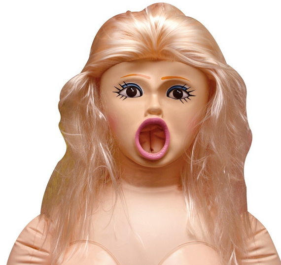 Секс лялька надувна реалістична з великими грудьми та 3D обличчям Brandy Big Boob Love Doll, три отвори Sex Aura | Зображення 2