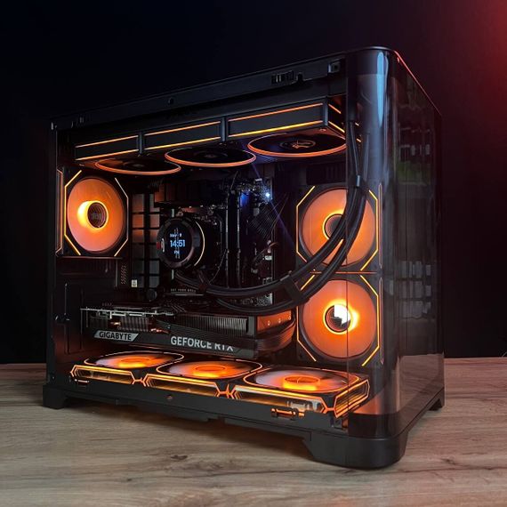 Збірка на замовлення: ігровий ПК GameMax Hype-M Black Tower / AMD Ryzen 7 7700 (8 (16) ядер по 3,8 - 5,3 ГГц) / 32 ГБ DDR5 / 2000 ГБ SSD M.2 / nVidia GeForce RTX 5070, 12 ГБ GDDR7, 192-bit / 750 Вт | Зображення 3