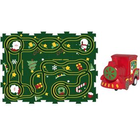Розвиваюча іграшка-пазл SHT XDL588-19 Merry Christmas (13pcs) Green