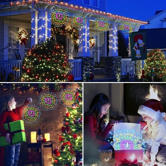 Світлодіодні кульові лампи Solar Starburst, світлодіодні  вогні з дистанційним керуванням, 8 режимами Теплий білий | Зображення 6