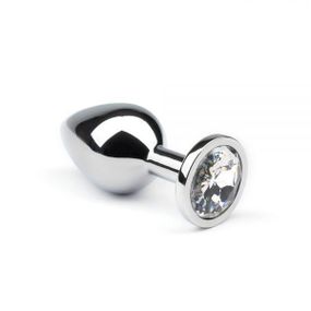 Анальний корок зі стразом Silver Diamond, L sexstyle