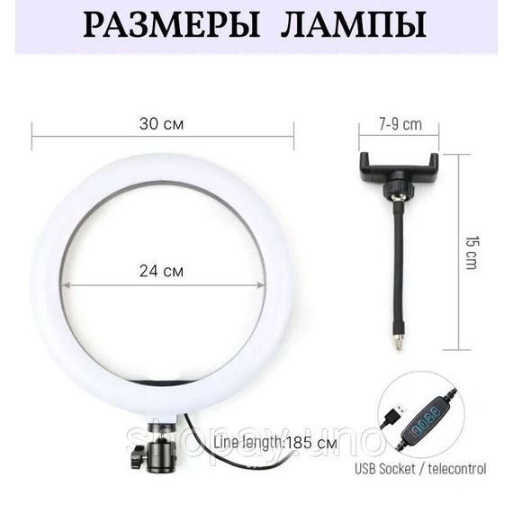 Світлодіодне освітлення для блогера, Портативна лампа для блогерів Проекційна лампа селфі MX-62 | Зображення 9