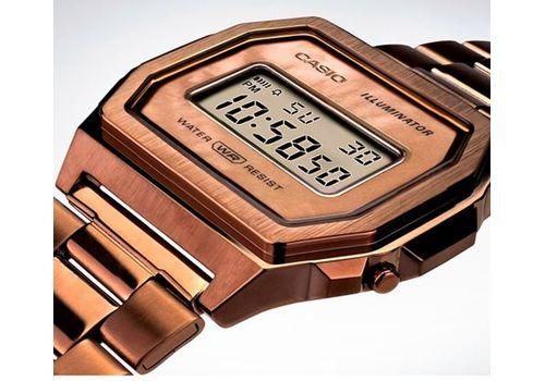 Жіночі вінтажні наручний годинник Casio оригінал Японія Collection A1000RG-5EF зі сталевим браслетом | Зображення 1