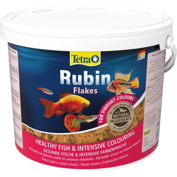 Корм Tetra Rubin Flakes для аквариумных рыбок, для окраски, 2,05 кг (хлопья)