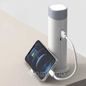 Ліхтар із функцією PowerBank ємністю 20000 мАг · Портативний бездротовий світлодіодний світильник з підзарядкою для телефону