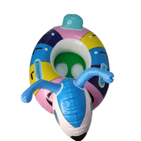 Надувне коло з сидінням та ручками безпеки 60*46см Равлик