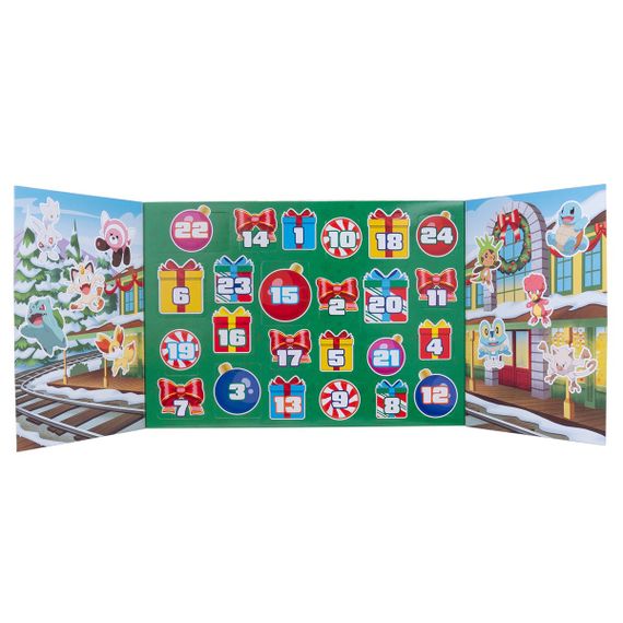 Игровой набор Holiday calendar 16фигурок и 8 акссесуаров Пакемон | Зображення 2