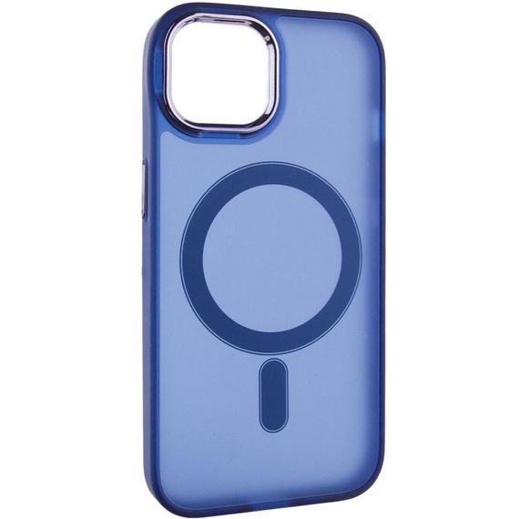 Чохол TPU+PC Lily with MagSafe для Apple iPhone 15 (6.1") Deep Navy | Зображення 1