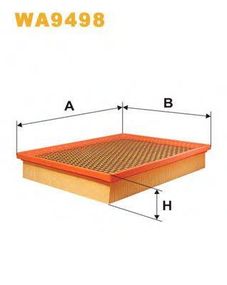 Фільтр повітряний WA94981885 (вир-во WIX-FILTERS) WIX FILTERS WA9498 на VAUXHALL VECTRA Mk II (C) универсал