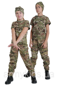 Штани дитячі камуфляжні ARMY KIDS Скаут камуфляж Мультикам 140-146