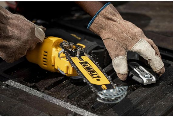 Міні-пила ланцюгова акумуляторна безщіткова Довжина шини 20 см DeWALT DCMPS520P1 | Зображення 5