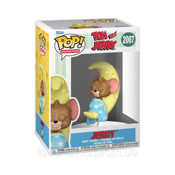 Игровая фигурка Funko POP! серии Том и Джерри S4 - Джерри на сырной луне