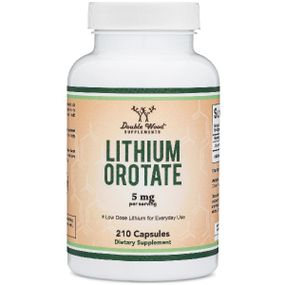 Микроэлемент Литий Double Wood Lithium Orotate 5 mg 210 Caps