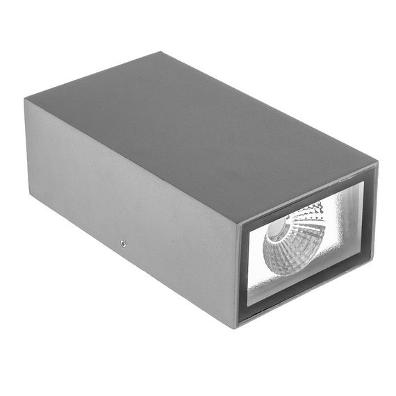 Подсветка LED фасадная IP65 AL-220/2х3W NW COB GY