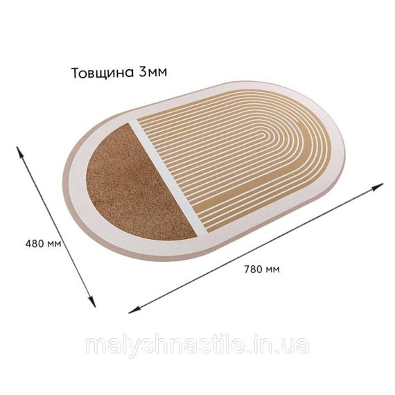 Влагопоглощающий коврик 48*78CM*3MM (D) SW-00001889 | Зображення 4