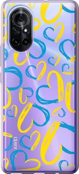 Чехол на Huawei Nova 8 Сердца UA "5292u-2245-17620"