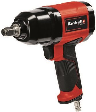 Гайковерт Einhell TC-PW 340 пневматичний, 340 Нм, 6.3 бар, 142 л/хв, 1.9 кг (4138950)
